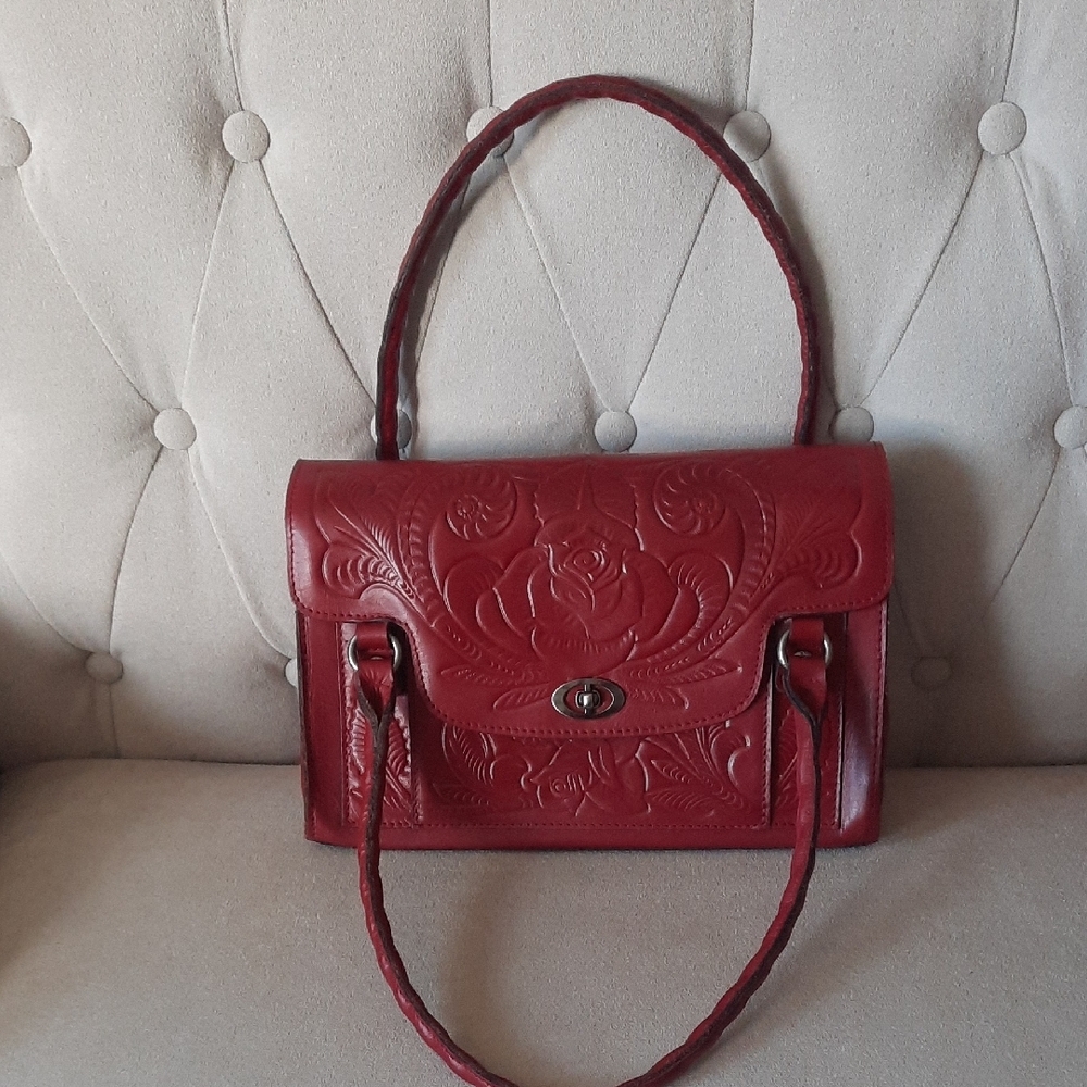 Patricia Nash Leather Purse Red